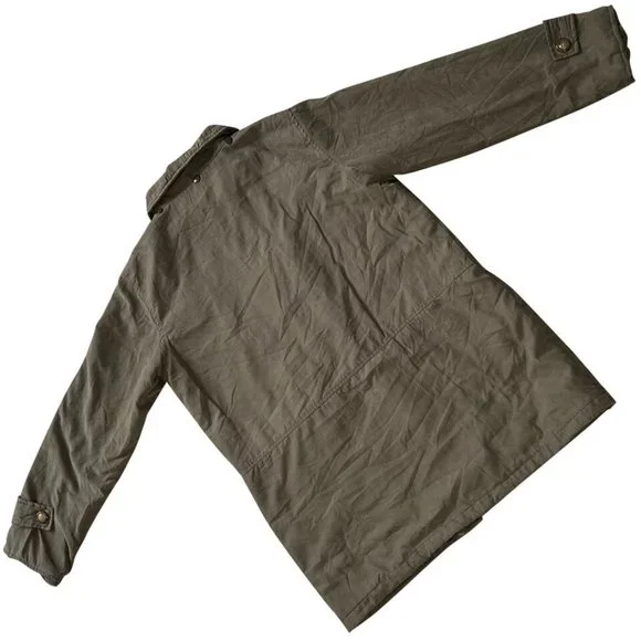 Gabriella Vicenza (Italy) Quilted Collar Military Jacket Army (Pas De Calais) LG